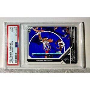 Victor Wembanyama 2023-24 Panini #36 NBA Rookie Card Spurs 1 of 6309 PSA 9 Mint